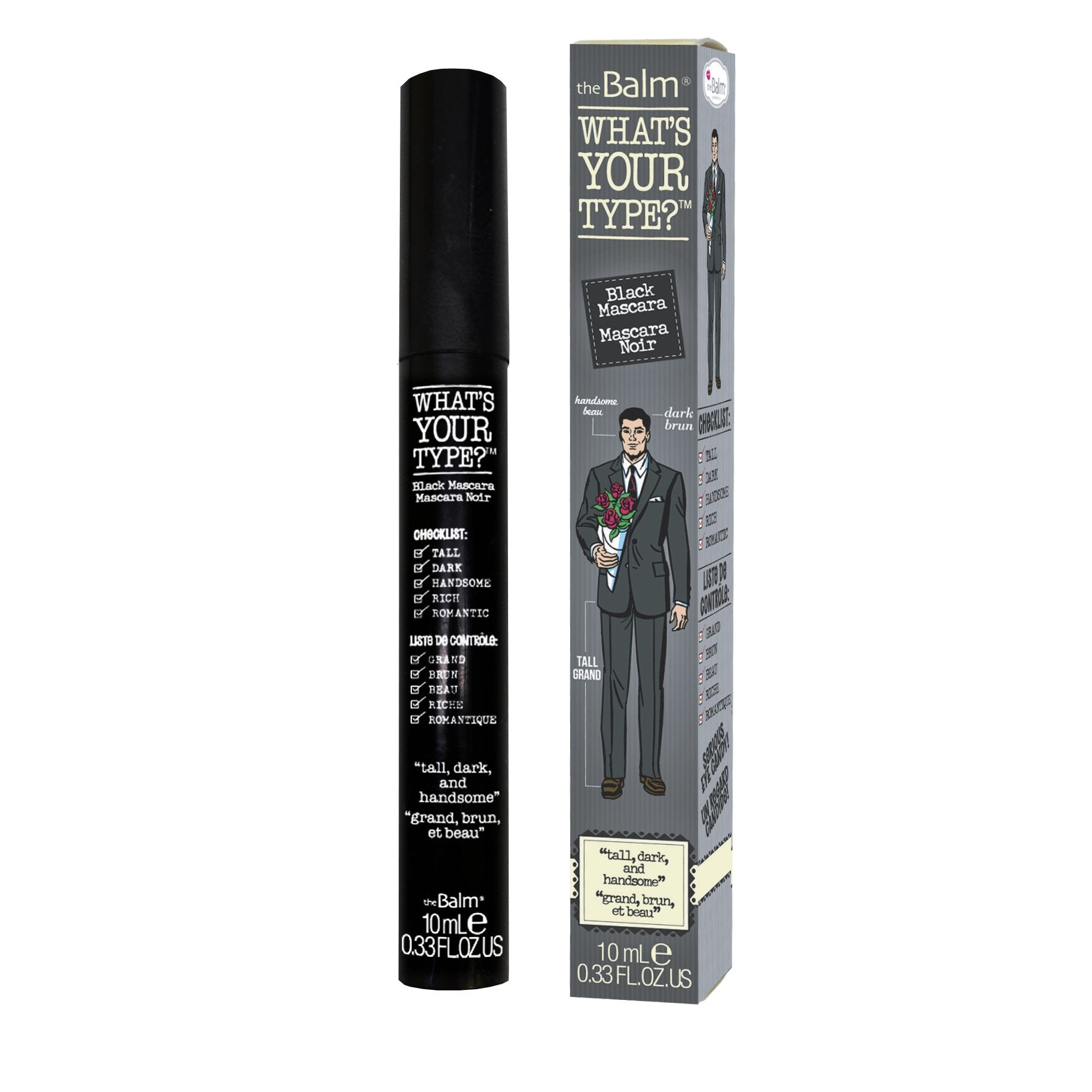 theBalm Cosmetics Whats Your Type "Tall, Dark and Handsome" Mascara - GetDollied USA