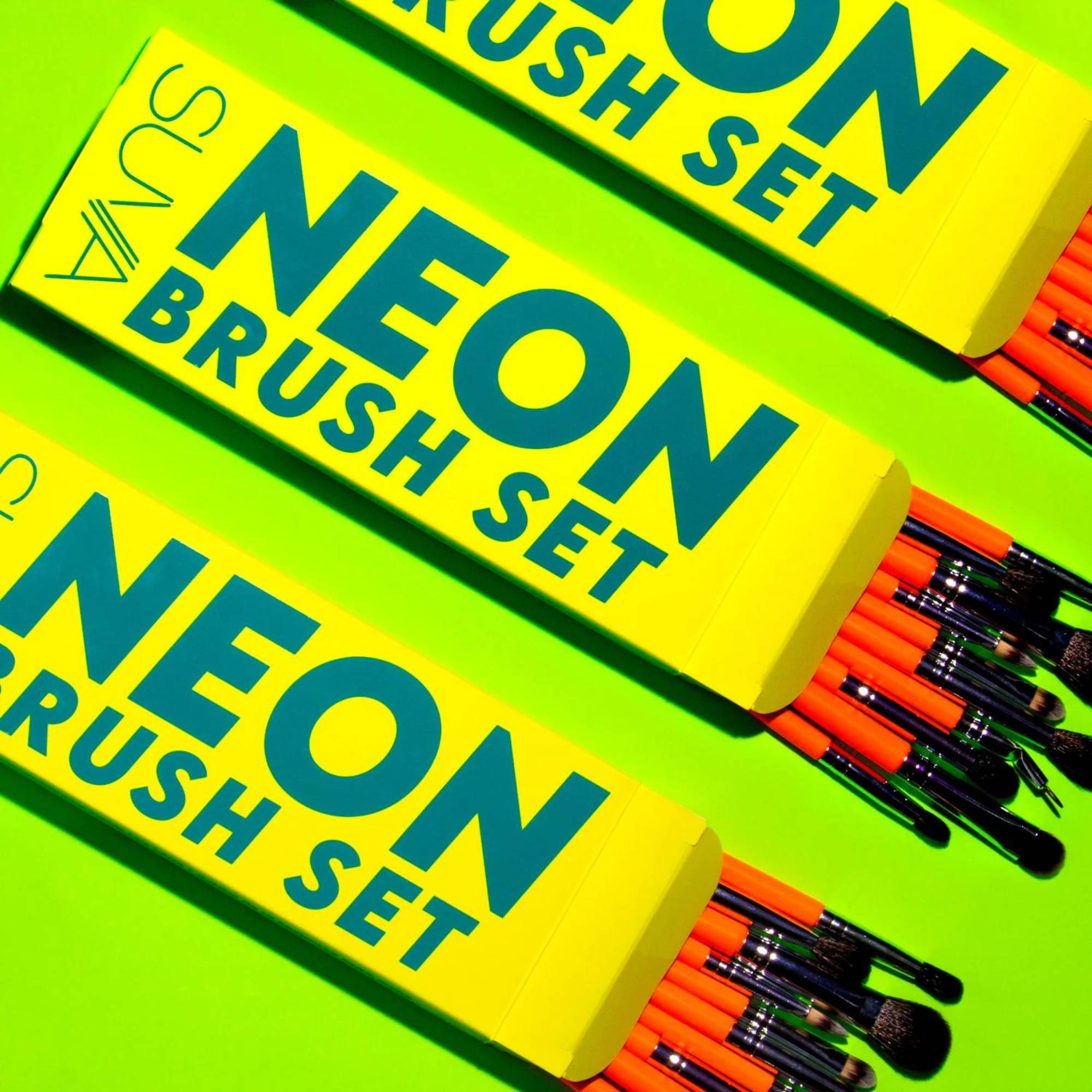SUVA Neon Brush Set